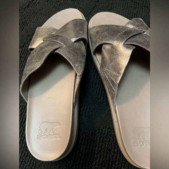 Sorel gold sandals - Picture 7 of 12